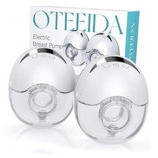 Hands Free Breast Pump Wearable MY-375 - Strong Suction, Low 2 Count Pure White