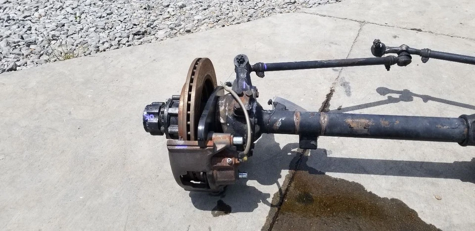 1970 JEEP CJ5 COMPLETE FRONT AXLE DIFFERENTIAL CARRIER 3.73 RATIO DISC BRAKE Foto 2 de 4