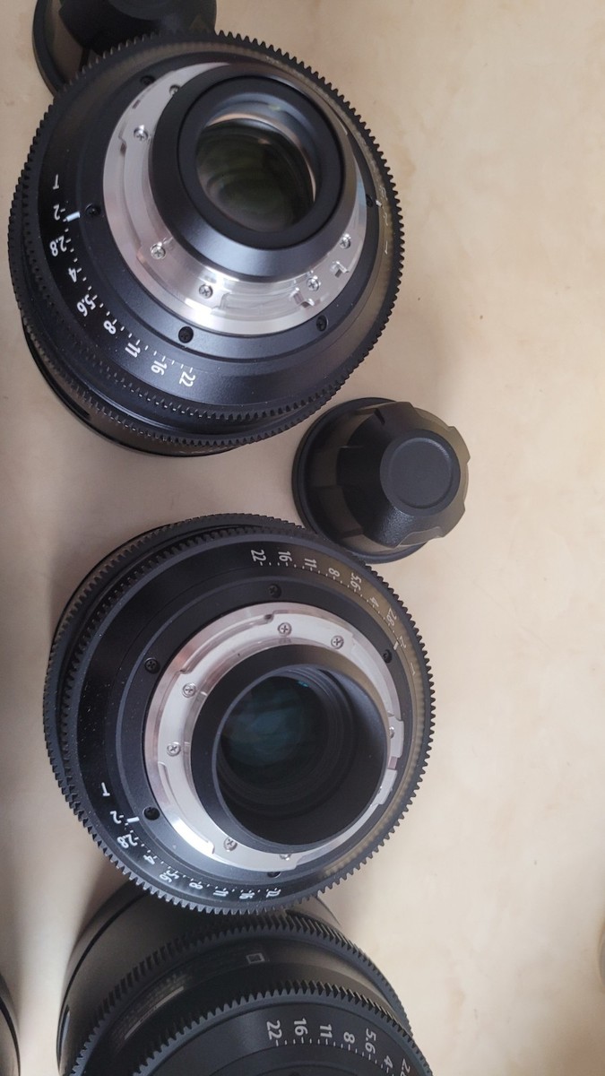 SONY SCL-PK6/M CINEALTA Prime Lens Kit 20/25/35/50/85/135mm T2.0