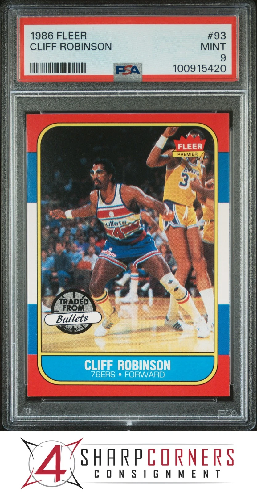 Cliff Robinson trading card