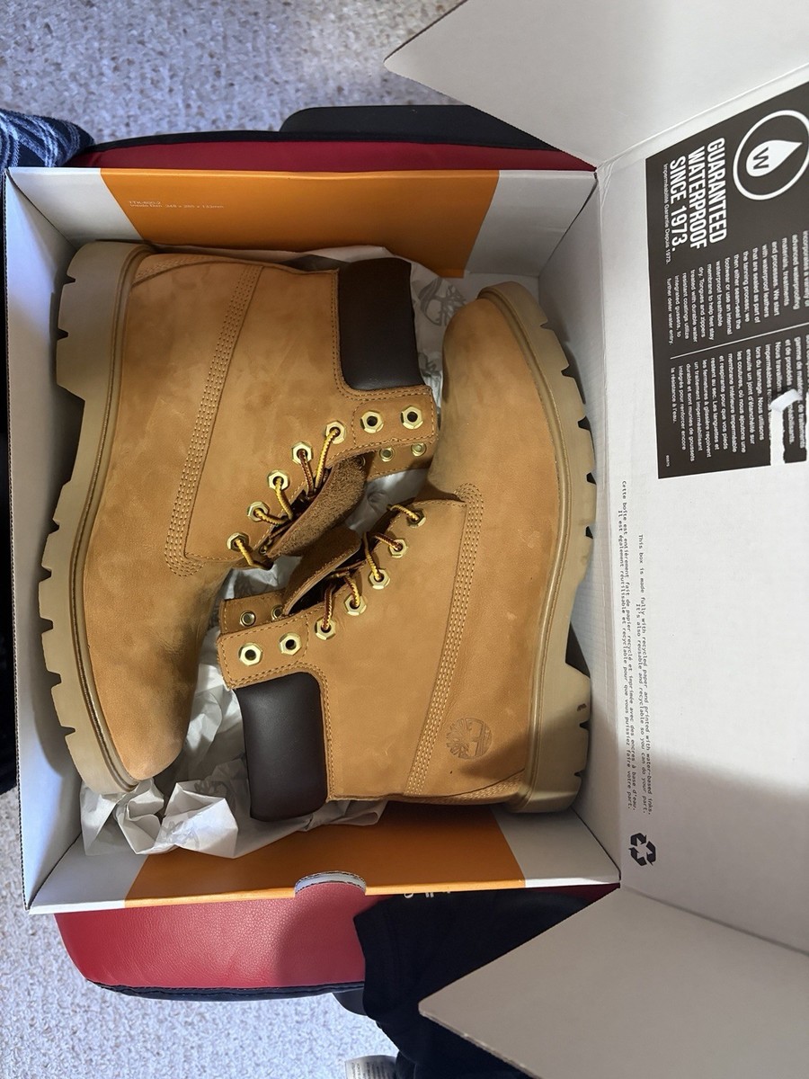 Timberland 6 inch Premium Work Boots for Men, Size US 10 
