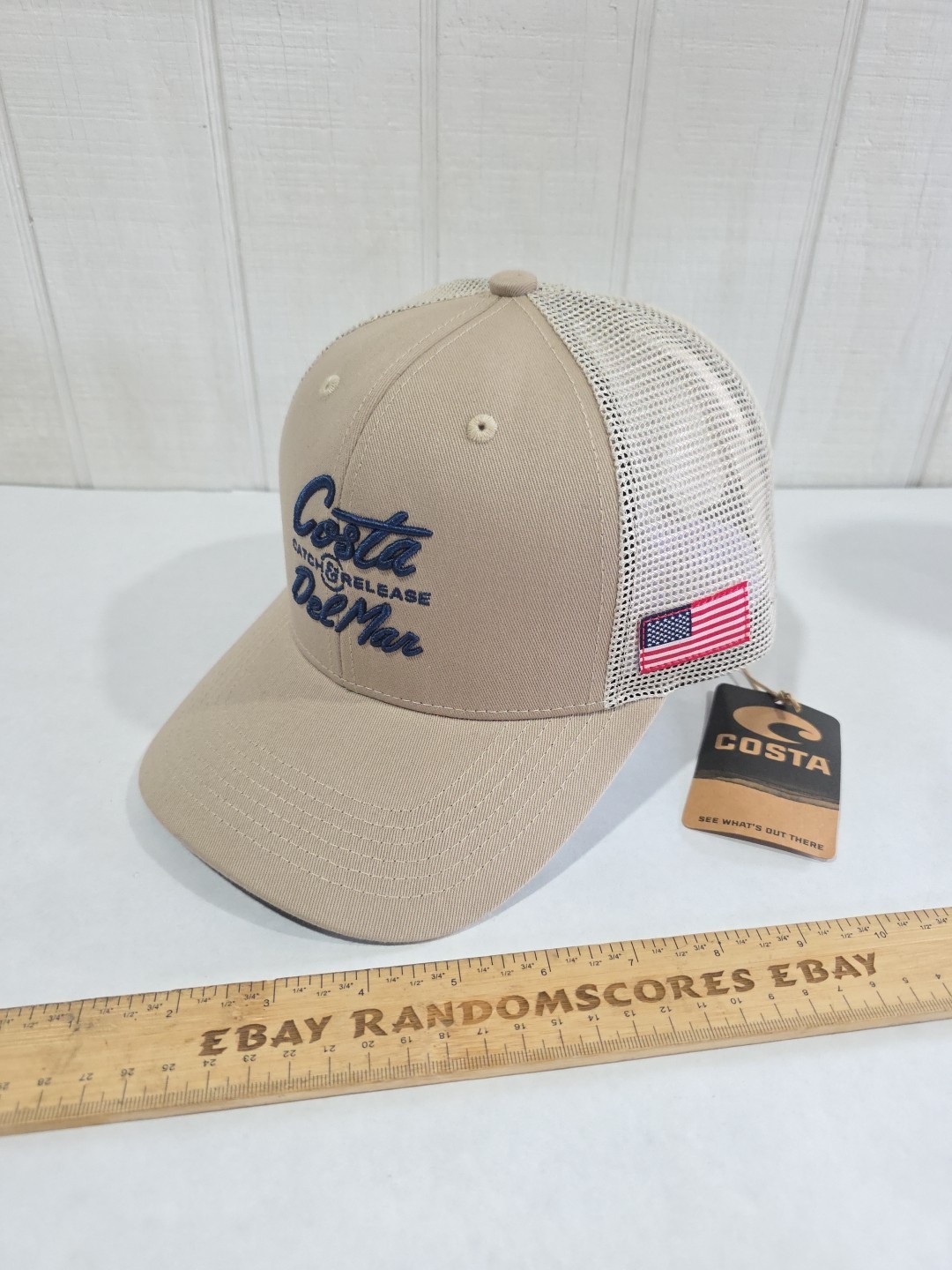 Snapback Flag Patch Tan/beige