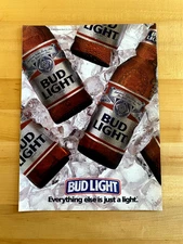 1989 Print Ad Bud Light Beer