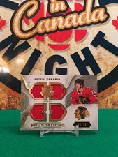 2015-16 UD The Cup Foundations Quad Jersey Rookie Artemi Panarin Rookie /75