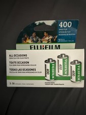 FUJIFILM 400 ISO 35mm Film 3-Pack - 36 Exposures Color Print Film FRESH
