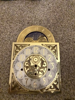 Sligh Grandfather Fancy Clock Dial Auto Night Shut Off
