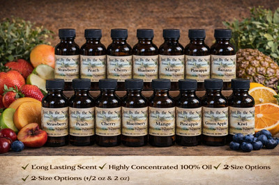 Fruit Fragrance Oils 1/2 Oz & 2 Oz   Premium Scented Oil   Choose Your Favorite