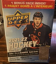 2021-22 Upper Deck Series 1 Hockey Blaster Box Factory Sealed