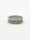 Vintage Sterling Silver 925 Beloved Band Ring Size 6.75