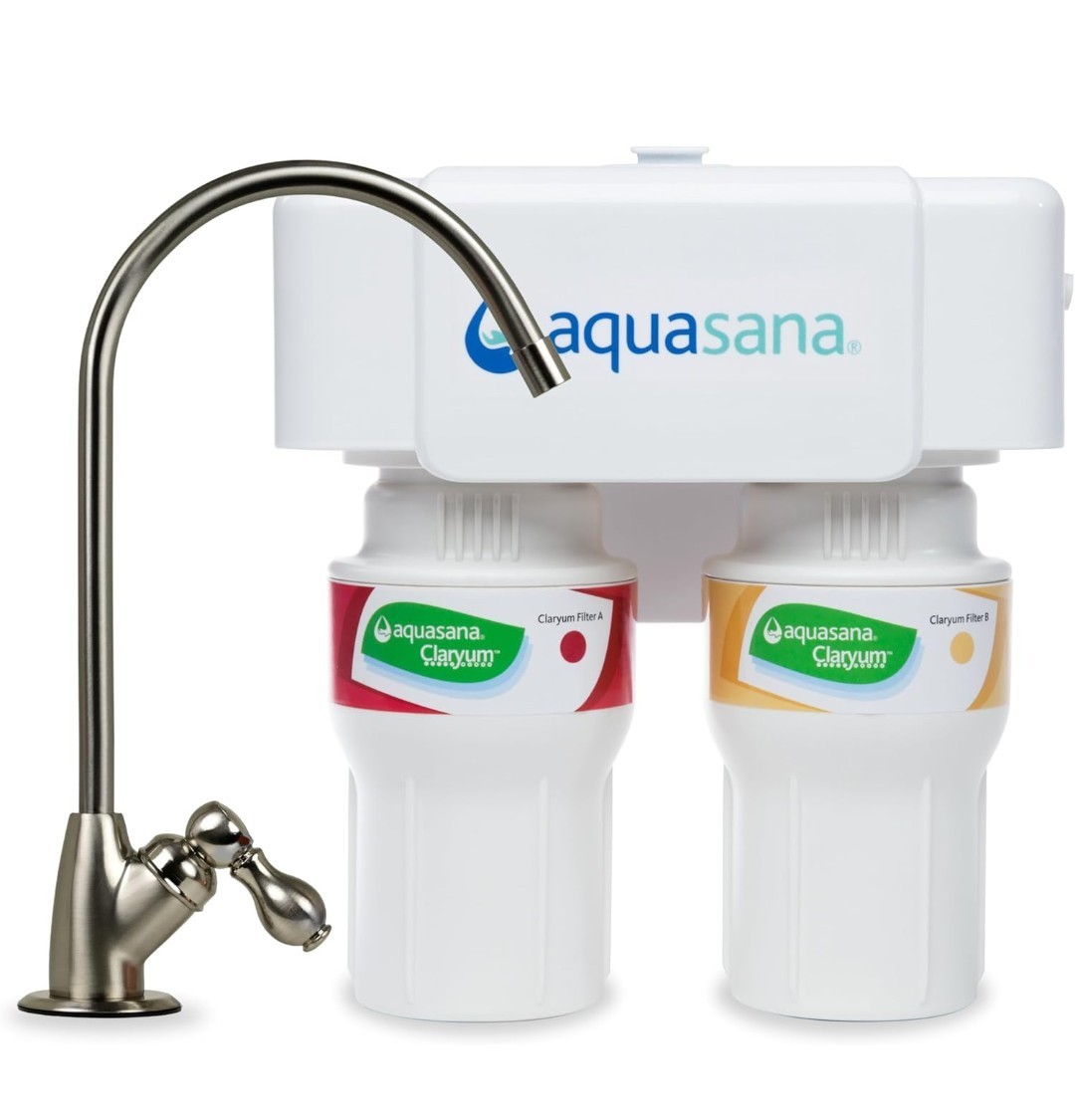 Sistema de filtro de agua debajo del fregadero Aquasana AQ-5200 NUEVO sin usar NSF 53 eliminación de plomo