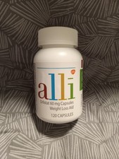 alli Orlistat 60mg Refill Pack Weight Loss Aid, 120 Capsules Exp 10/2027 SEALED