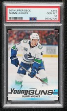 2019-20 Upper Deck Young Guns Quinn Hughes #249 PSA 10 GEM MT k0r