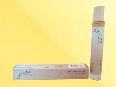 SKYLAR CLEAN BEAUTY COCONUT COVE EAU DE PARFUM ROLLERBALL 0.33 OZ BOXED