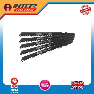 Draper Expert Jigsaw Blade Set, 100mm (5 Piece) 81726