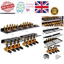 Power Tool Organizer With Charging Station, Drill Holder, Garage Storage Shel...