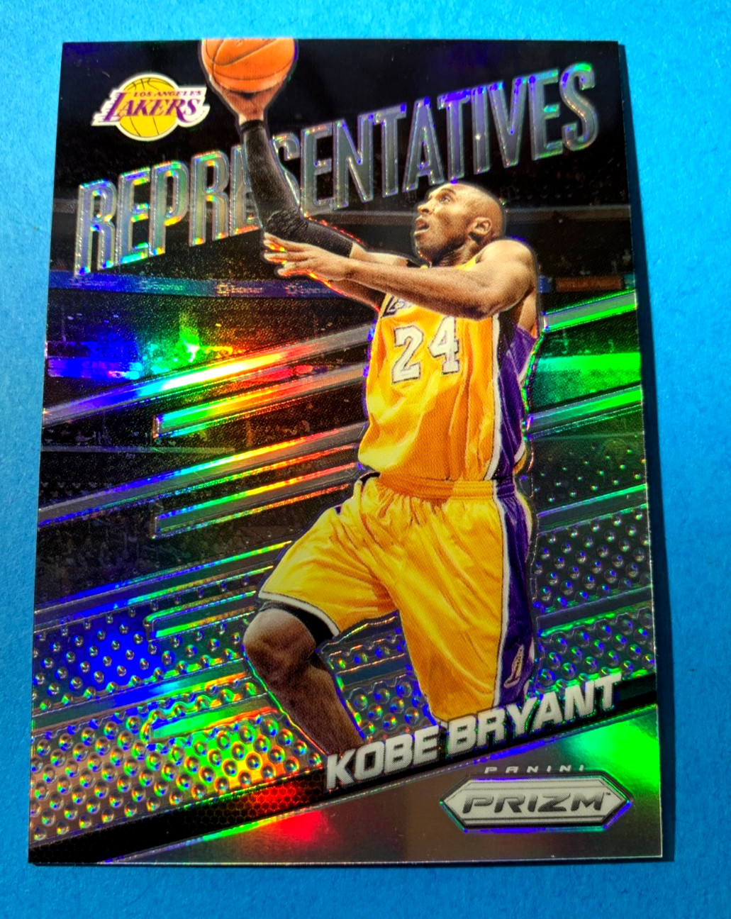 KOBE BRYANT 2014-15 Panini PRIZM "REPRESENTATIVES" SILVER PRIZM INSERT Card # 10