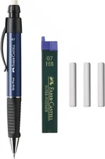Grip plus Mechanical Pencil - 0.7Mm - Blue Barrel + Super-Polymer 0.7Mm HB Leads