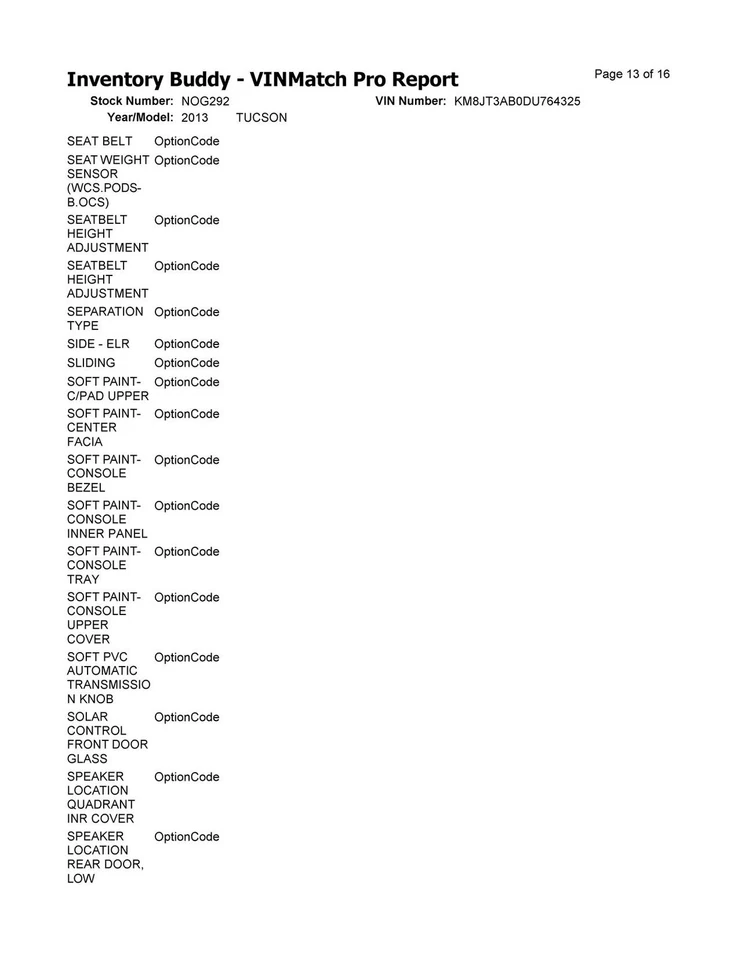 Used Automatic Transmission Shift Lever Assembly fits: 2013 Hyundai Tucson Grad - Image 3 of 4