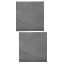 2Pcs Graphite Block 40x40x6mm Square High Purity EDM Graphite Electrode