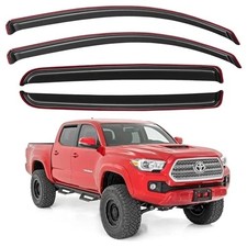 in-Channel Window Visors Rain Guards for 2016-2023 Toyota Tacoma Double Cab,