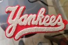 New York Yankees White Chenille w/ red felt Vintage Sew-On Patch w/ bonus — photo 4