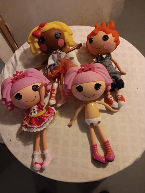 Lot Of 4 Lalaloopsy Dolls