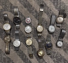 Timex Wristwatches Lot Quartz Movement Metal Silver Gold for Parts or Repair