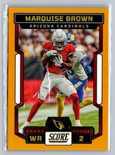 2023 Score #155 Marquise Brown Gold
