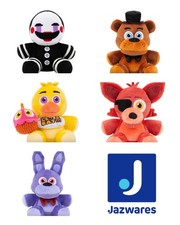 Five Nights at Freddy  s FNAF Plush Jazwares 8" GITD Complete Set of 5 NWT