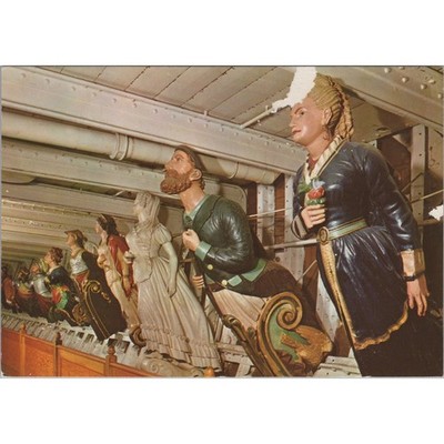Postkarte Long John Silber Sammlung Galionsfiguren, Cutty Sark, Greenwich
