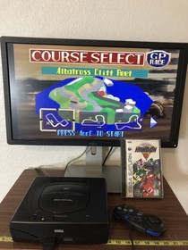 Hang-on GP Sega Saturn CiB 1995 Arcade Motorcycle Racer Official Tested Works