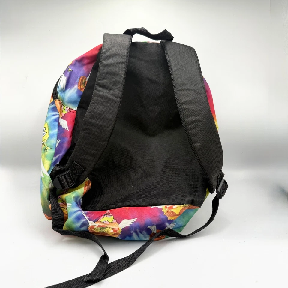 Spongebob Rainbow Backpack Patrick Tie Dye Funny Krabby Patty Cheeseburger 2016 - Image 2 of 3