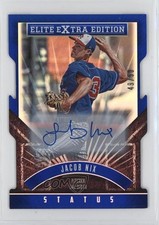 2015 Elite Extra Edition Status Blue Die-Cut Prospects 49/50 Jacob Nix Auto 0n64