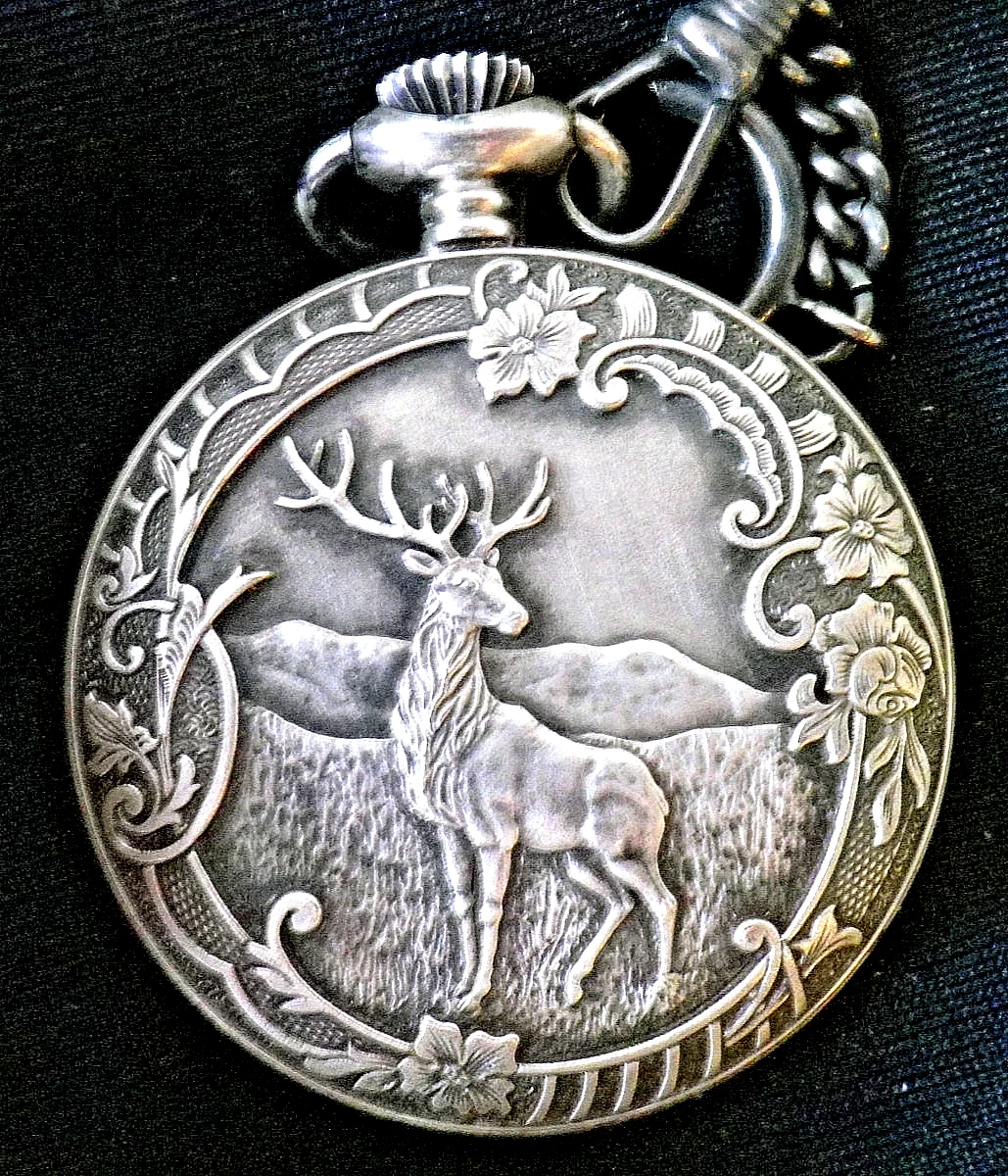ANCIENNE CHAINE AVEC Pinces Pour Montre Gousset En Argent Ref08342J EUR 79,99 - FR