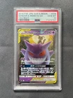 2018 POKEMON JPN SUN & MOON TAG BOLT #038 GENGAR & MIMIKYU GX PSA 10