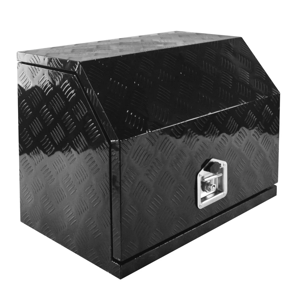 24"x19"x15" Black Aluminium Generator Toolbox Box for Outside/RV/Truck/Trailer - Image 4 of 4