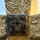 Vintage Stone Resin Cross with Lords Prayer Etched  — photo 4