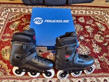 Powerslide Zoom Black 100 Inline Skates (Size 10-11.5 UK)