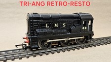 Triang Hornby OO R152, 0-6-0 BR Black shunter early version. Tested LMS painted
