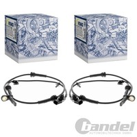 2X Vemo ABS-SENSOR Raddrehzal Hinten Passend FüR Nissan Teana
