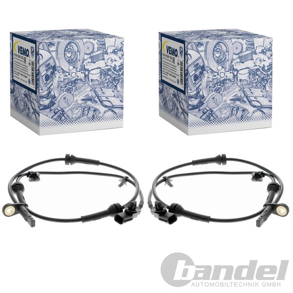 2X Vemo ABS-SENSOR Raddrehzal Hinten Passend FüR Nissan Teana-image