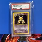 Pokemon Alakazam Base Set Unlimited Holo Rare #1 PSA 8