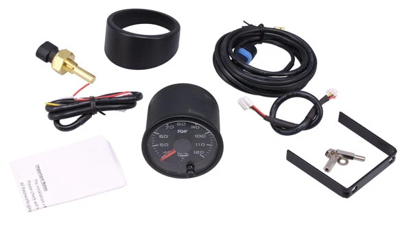Raceworks VPR-304 Oil temperature gauge 40-120 C Electric 52mm 2" black - Image 3 of 4