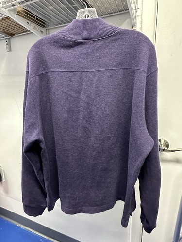 Jos. A. Camisa Pullover Suéter Bank Púrpura 1/4 Talla Grande - Imagen 4 de 6