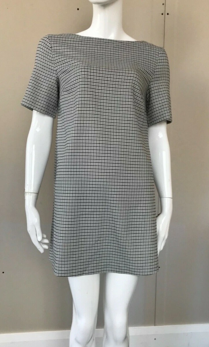 Grey Dogtooth Checked Shift Dress by Avenue - size 10 u0026 12 u0026 14 u0026 16 - New  | eBay