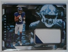 2024 Panini Black Football #F-MNS Malik Nabers Futuristic Patch /99