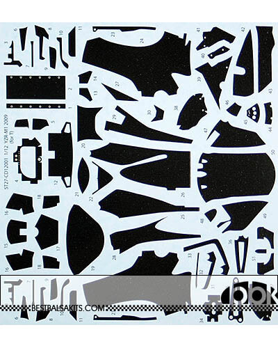 CALCOMANÍA DE CARBONO COMPLETA STUDIO27 1/20 McLAREN MP4/4 SENNA para TAMIYA - Imagen 1 de 1