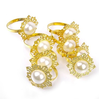 12PCS Napkin Holder Napkin Rings Banquet Dinner Decoration Wedding Decor