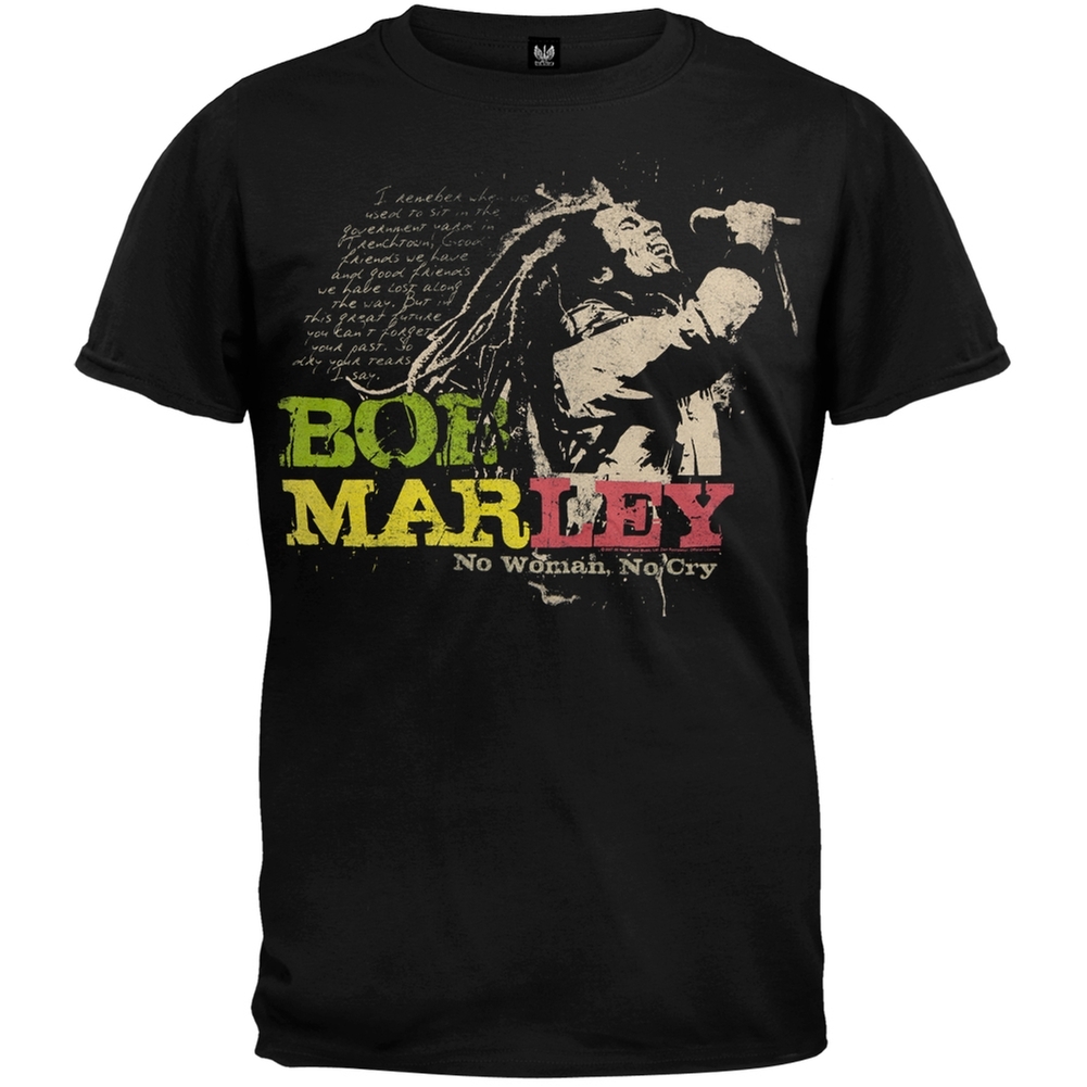 Bob Marley - No Woman Adult Mens T-Shirt | eBay