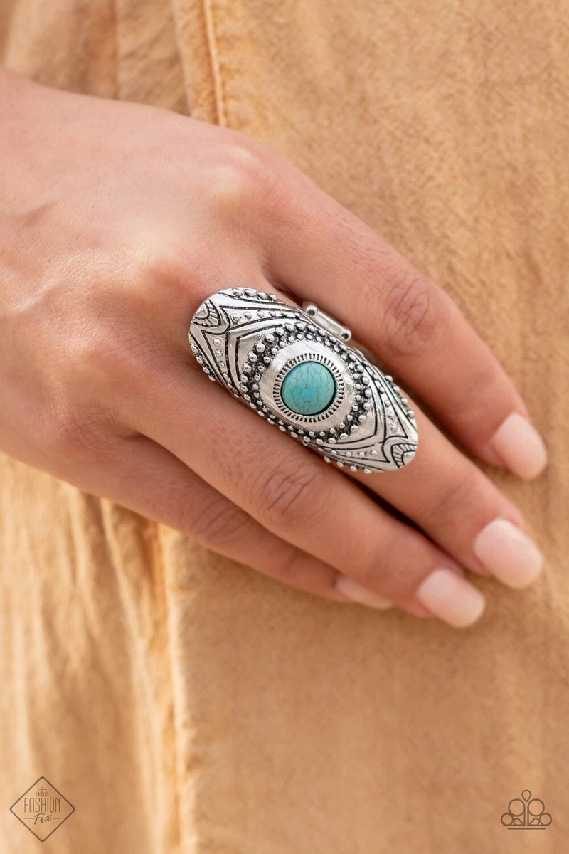 PAPARAZZI RURAL RESIDENCE BLUE RING NEW GORGEOUS SOLD OUT LAST 3